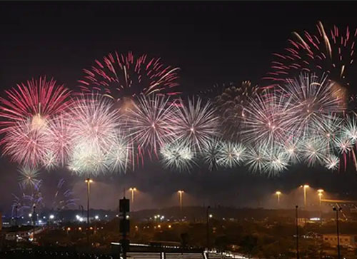 清镇市焰火晚会